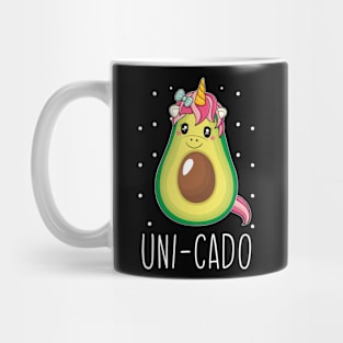 Uni-Cado Unicorn Lovers Avocado Lovers Funny Mug